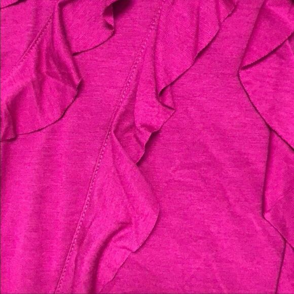 β¨Β EXPRESS Magenta RuffleβTank Topββ¨ - Picture 4 of 5
